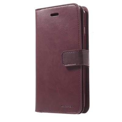 Mercury Goospery - iPhone 8 Plus Hoesje - Leather Case  Diary Rood