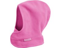 Playshoes fleece bivakmuts met sjaal uni roze Maat - thumbnail