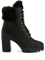 Giuseppe Zanotti bottines Moyra en cuir - Noir