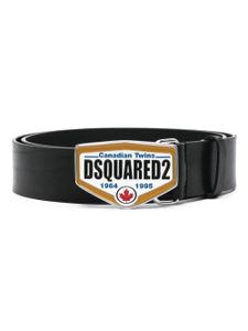 DSQUARED2 ceinture Canadian Twins - Noir