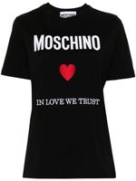 Moschino t-shirt en coton à logo imprimé - Noir - thumbnail