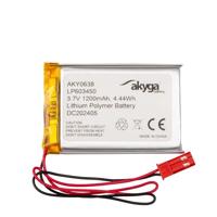 3,7 V 1200 mAh batterij batterij LP603450 lithium-polymeer AKYGA AKY0638 Li-Po batterij PCM JST 2-polige aansluiting 2,5410 cm