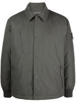 Stone Island veste Ghost à patch Compass - Gris