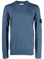 Stone Island sweat à patch logo - Bleu