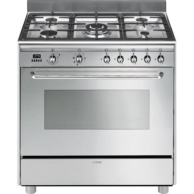 Smeg SNLK90D9 Gasfornuis Rvs