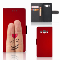 Samsung Galaxy J5 2016 Wallet Case met Pasjes Liefde - Origineel Romantisch Cadeau
