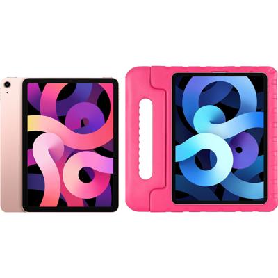 Apple iPad Air (2020) 10.9 inch 64 GB Wifi Roségoud + Just in Case Kinderhoes Roze Apple iPad Air (2020) 10.9 inch 64 GB Wifi Roségoud + Just in Case Kinderhoes Roze