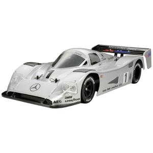 Tamiya 1:10 RC auto Elektro Racewagen Mercedes-Benz C11 1990 Zilver Achterwielaandrijving Bouwpakket