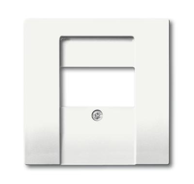 Busch-Jaeger Future Linear centraalplaat voor datacommunicatie, studiowit mat Busch-Jaeger Future Linear centraalplaat voor datacommunicatie, studiowit mat