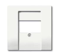 Busch-Jaeger Future Linear centraalplaat voor datacommunicatie, studiowit mat