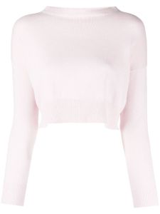 Teddy Cashmere Genova cropped cashmere jumper - Rose