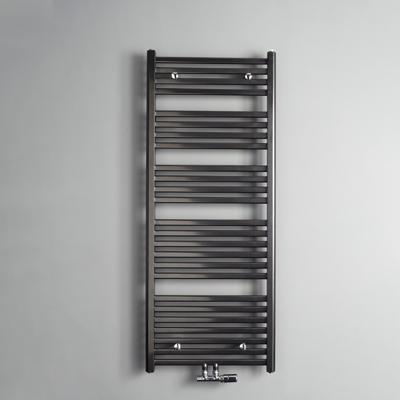 Designradiator Instamat Calda 185x60cm 1088 Watt Aluminium Glans Wit Midden Onderaansluiting