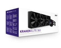 NZXT Kraken Elite 360 Processor Alles-in-één vloeistofkoeler 12 cm Zwart 1 stuk(s) - thumbnail