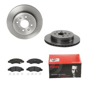 Remmenset, remschijf BREMBO, Remschijftype: Binnen geventileerd, Inbouwplaats: Vooras, u.a. für Opel, Vauxhall, Suzuki, Subaru