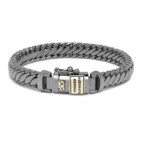 Buddha to Buddha J070BR-SG Armband Ben Black Rhodium Shine zwart-goudkleurig (C+) 17 cm