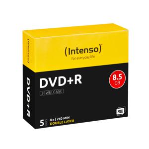 Intenso 4311245 DVD+R DL disc 8.5 GB 5 stuk(s) Jewelcase