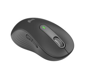 Logitech Signature M650 L Linkshandige Draadloze Muis - Voor grotere, linkerhanden, 2 jaar batterijduur, stil klikken, aanpasbare zijknoppen, Bluetooth, compatibel met meerdere apparaten