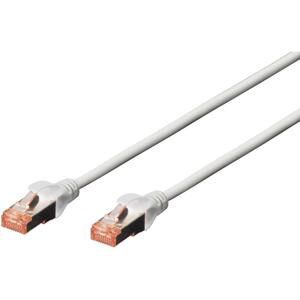 Digitus DK-1644-020 RJ45 Netwerkkabel, patchkabel CAT 6 S/FTP 2.00 m Grijs Halogeenvrij, Verdraaide paren, Snagless, Vlambestendig 1 stuk(s)