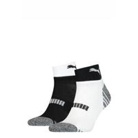Puma enkelsokken - set van 2 zwart/wit