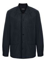 TOM FORD chemise de pyjama en popeline - Bleu - thumbnail