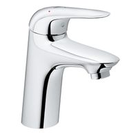 GROHE Wave New waterbesparende wastafelkraan M size ES met push open garnituur chroom 23583001