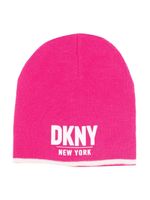 Dkny Kids bonnet à logo imprimé - Rose