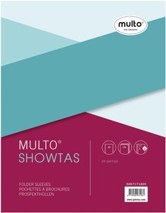 Multo geperforeerde showtas ft A5, 17-gaatsperforatie, 80 micron, gekorreld