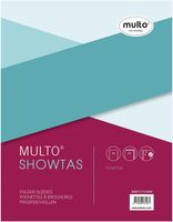 Multo geperforeerde showtas ft A5, 17-gaatsperforatie, 80 micron, gekorreld