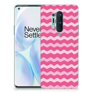 OnePlus 8 Pro TPU bumper Waves Pink