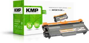 KMP Toner vervangt Brother TN-3380, TN3380 Compatibel Zwart 8500 bladzijden B-T46 1258,3000