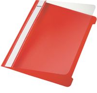 Snelhechter Leitz standaard A5 PVC rood - thumbnail