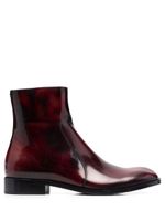 Maison Margiela bottines en cuir ciré - Rouge - thumbnail