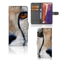 Samsung Galaxy Note 20 Telefoonhoesje met Pasjes Cheetah