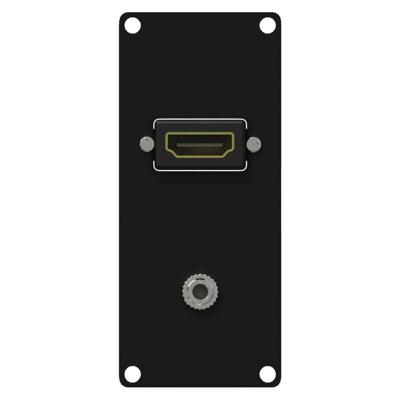 Caymon CASY152/B HDMI en mini-jack plaatje 1 space