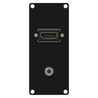 Caymon CASY152/B HDMI en mini-jack plaatje 1 space