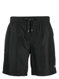 Dolce & Gabbana short de bain à plaque logo - Noir