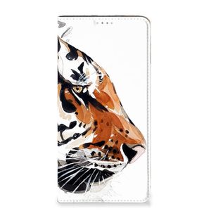 Bookcase Samsung Galaxy A14 5G Watercolor Tiger