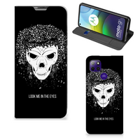 Mobiel BookCase Motorola Moto G9 Power Skull Hair