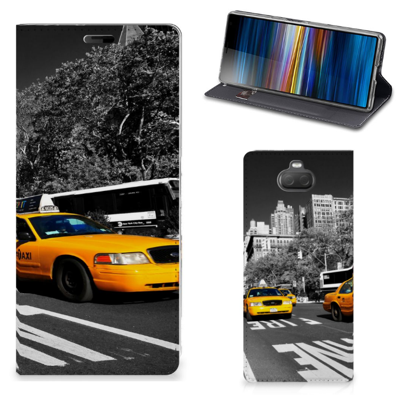 Sony Xperia 10 Plus Book Cover New York Taxi Sony Xperia 10 Plus Book Cover New York Taxi