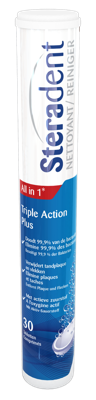 Steradent Triple Action Plus Bruistabletten 30st Steradent Triple Action Plus Bruistabletten 30st