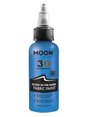 Moon Glow -Glow in the Dark Stofverf Blauw