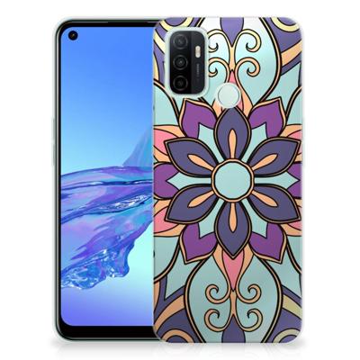 OPPO A53s | A53 TPU Case Purple Flower OPPO A53s | A53 TPU Case Purple Flower