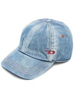 Diesel casquette en jean C-Lib-2 à logo brodé - Bleu - thumbnail