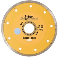 Inter Dynamics Diamantzaag Tegels Basic 125x22,2mm - 630125