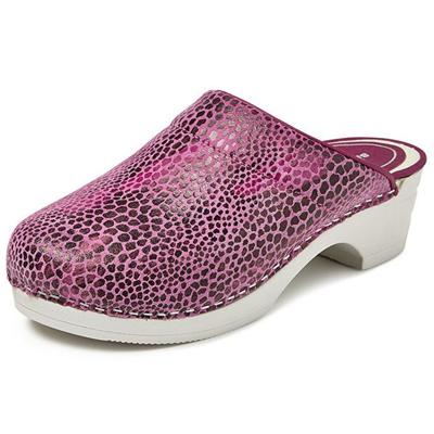 Bighorn 5030 Panter Fuchsia Medische Klompen Dames Size : 37 Bighorn 5030 Panter Fuchsia Medische Klompen Dames Size : 37