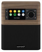 Sonoro STREAM - DAB+ radio - internet radio - Wifi - BlueTooth - Walnoot/Zwart