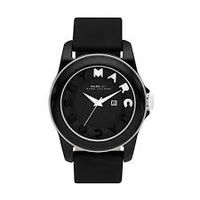 Horlogeband Marc by Marc Jacobs MBM4009 Leder Zwart 22mm - thumbnail