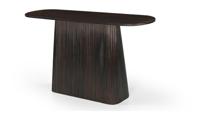 Livingfurn Ovale Sidetable Salvator Mangohout, 140cm - Bruin - Ovaal - thumbnail