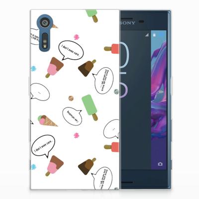Sony Xperia XZs | XZ Siliconen Case IJsjes Sony Xperia XZs | XZ Siliconen Case IJsjes