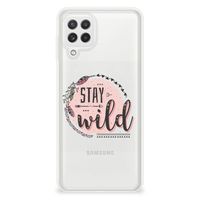 Samsung Galaxy A22 4G | M22 Telefoonhoesje met Naam Boho Stay Wild - thumbnail